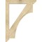 Ekena Millwork Westlake Slat Rough Sawn Bracket, Douglas Fir, 4"W x 34"D x 46"H BKT04X34X46WTL06RDF - alternate 4